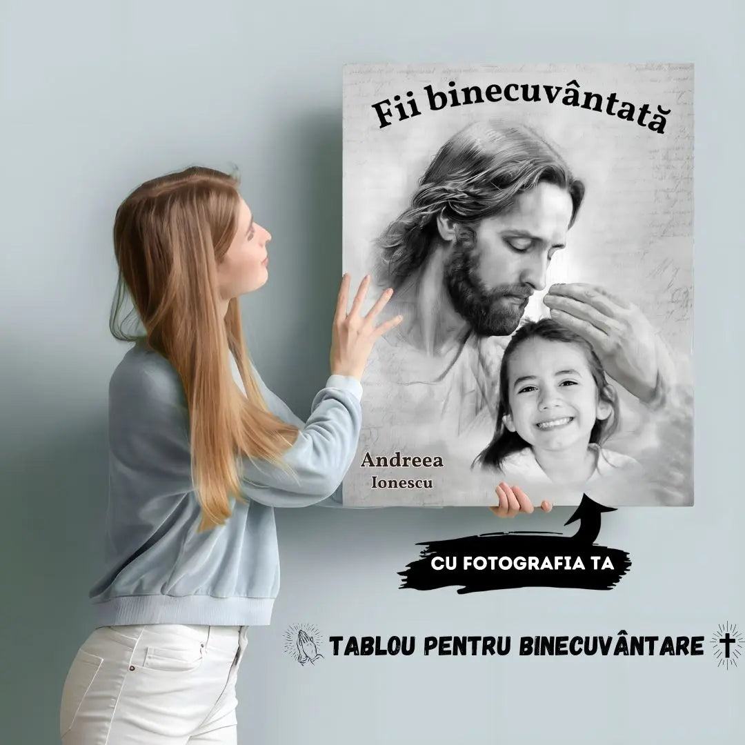 Binecuvântarea lui Isus - Cu Fotografia Ta