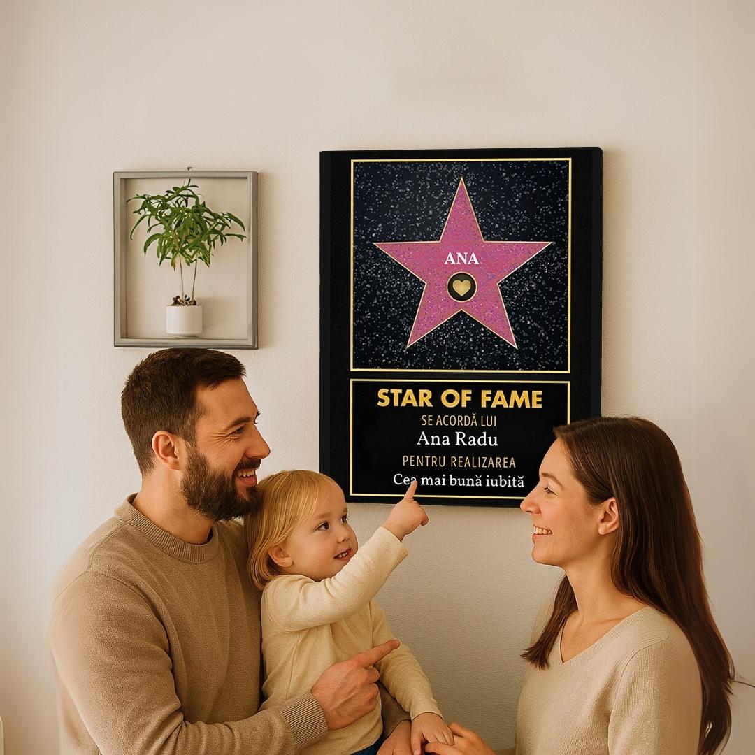 Stea de la Hollywood "Star of Fame" Pentru Cel Mai Bun...