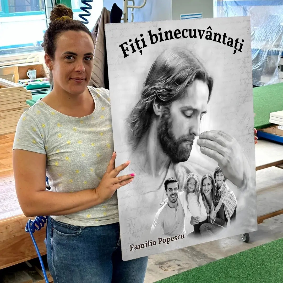 Binecuvântarea lui Isus - Cu Fotografia Ta