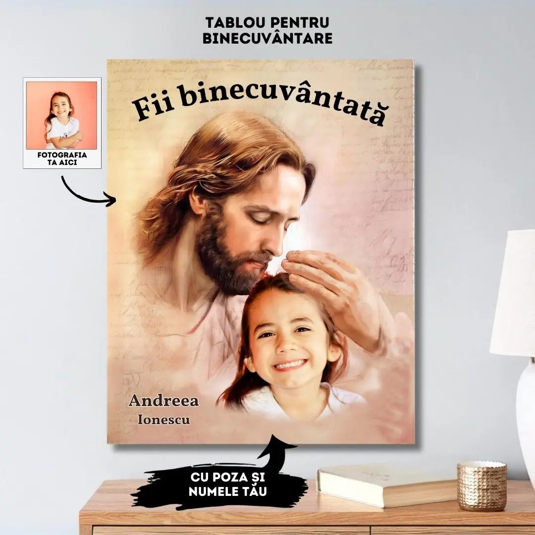 Binecuvântarea lui Isus - Cu Fotografia Ta