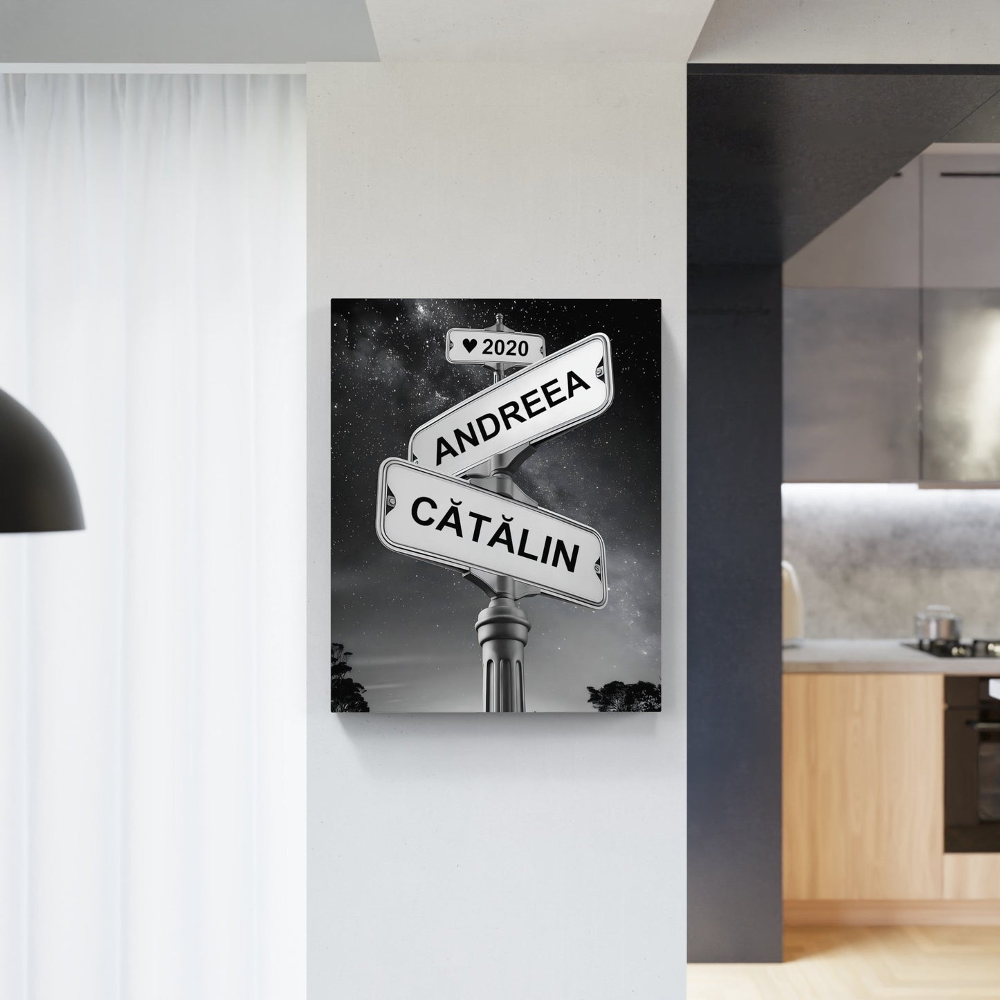 Plaja 2 - Imagine Personalizată "Dragoste" | Pentru 2-5 nume