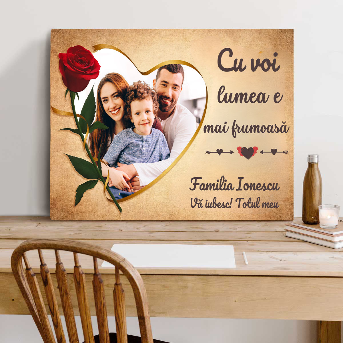 Cu voi lumea e mai frumoasă | Tablou pentru Familie