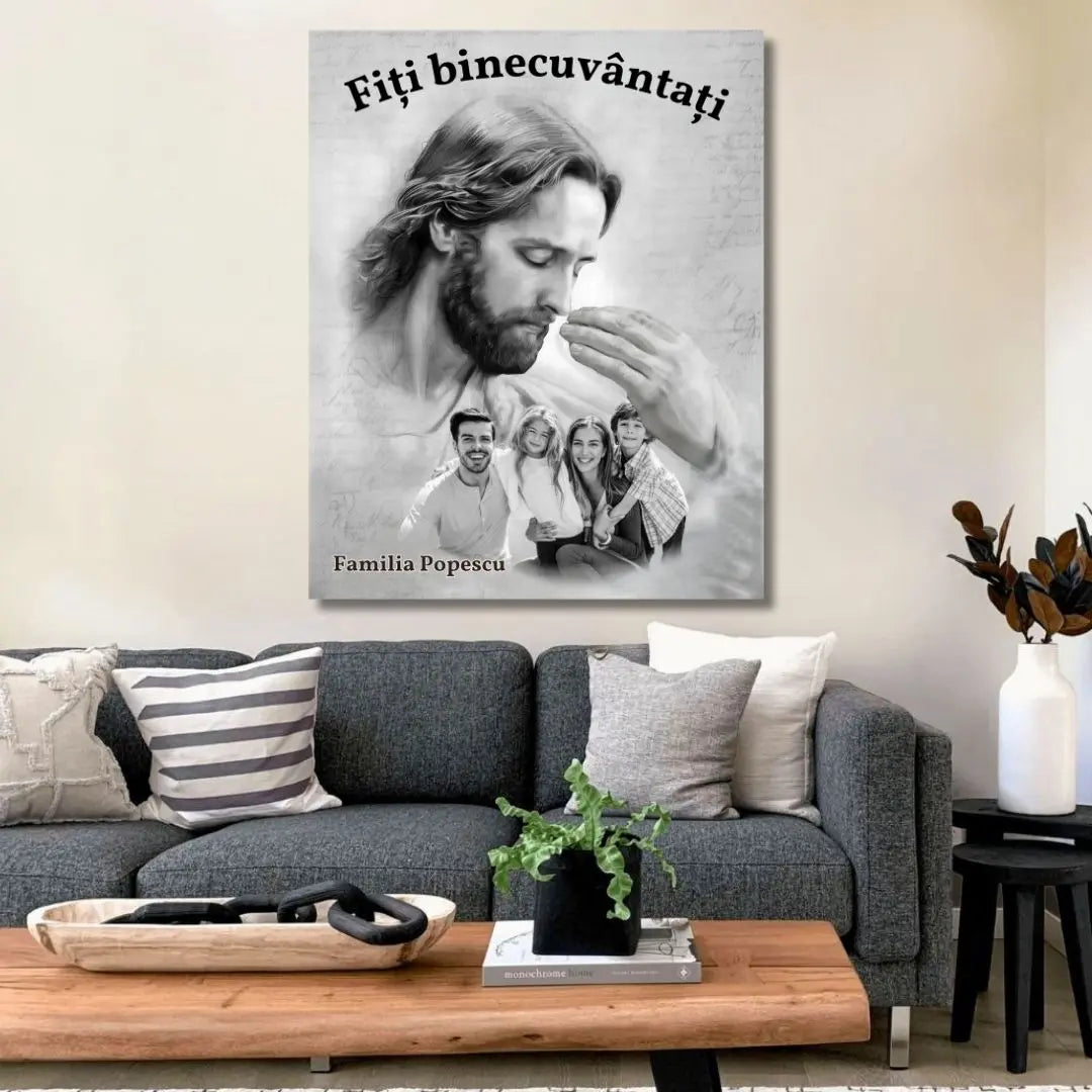Binecuvântarea lui Isus - Cu Fotografia Ta