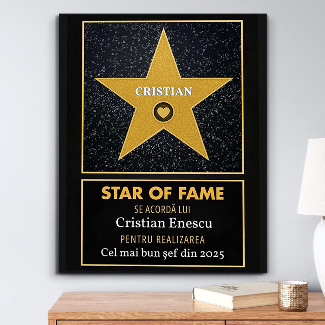 Stea de la Hollywood "Star of Fame" Pentru Cel Mai Bun...