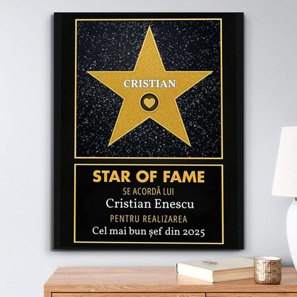 Stea de la Hollywood "Star of Fame" Pentru Cel Mai Bun...