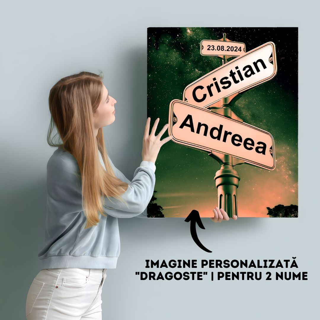 Imagine Personalizată "Dragoste" | Pentru 2 Nume