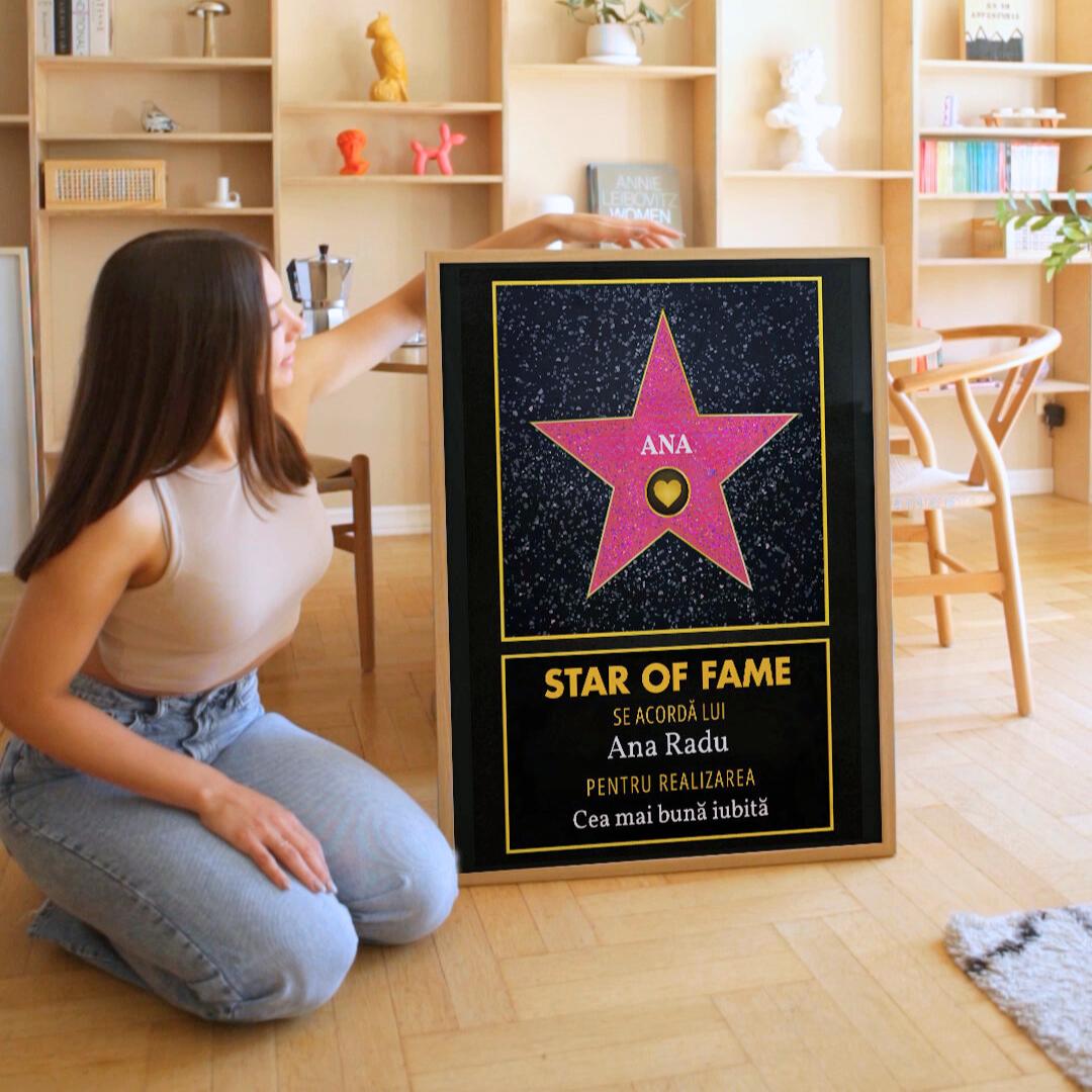 Stea de la Hollywood "Star of Fame" Pentru Cel Mai Bun...