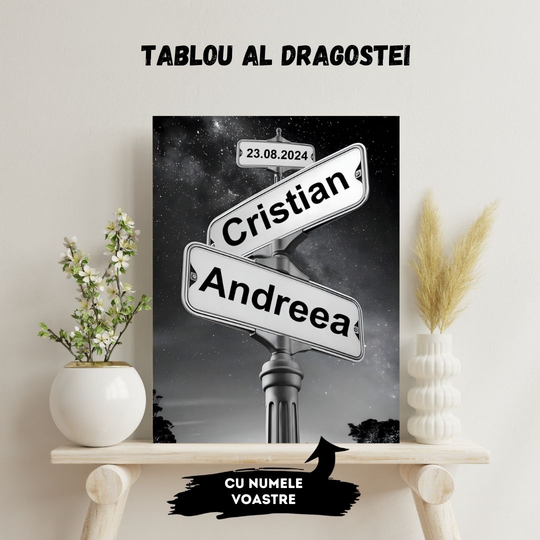 Imagine Personalizată "Dragoste" | Pentru 2 Nume